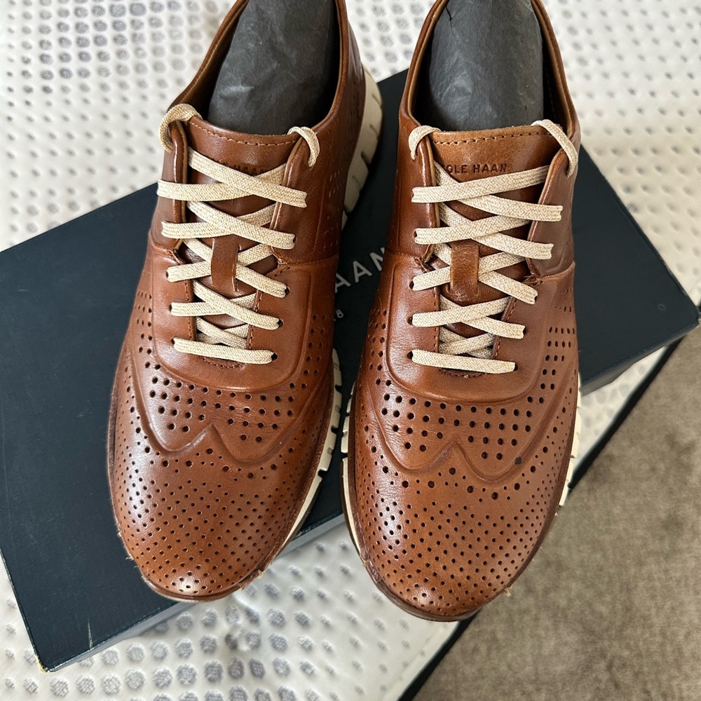 Cole Haan Men's Brown Leather Shoes